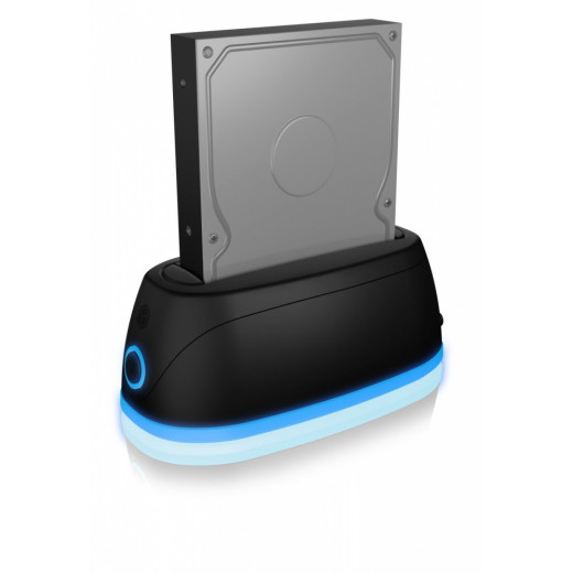 IcyBox Stacja dokująca IB-1124L-C31 1xSATA III SSD/HDD, USB 3.0TYPE-C/TYPE-A