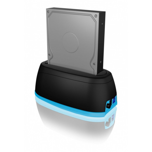 IcyBox Stacja dokująca IB-1124L-C31 1xSATA III SSD/HDD, USB 3.0TYPE-C/TYPE-A