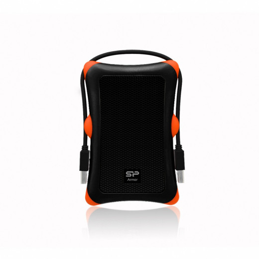 Silicon Power ARMOR A30 1TB USB 3.0 BLACK-ORANGE / PANCERNY / wstrząsoodporny