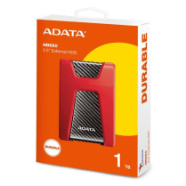 Adata DashDrive Durable HD650 1TB 2.5'' USB3.0 Czerwony
